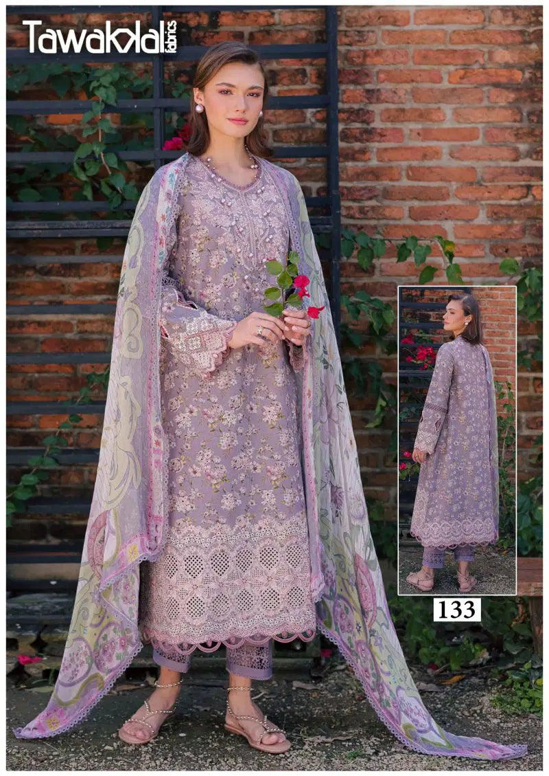 Lacey Lavender Pakistani suit