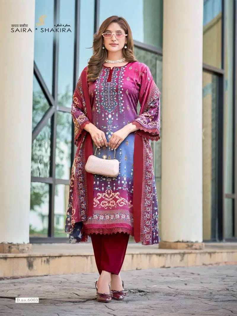 Ganesha - Gorgeous maroon gradient patterned kurti with pant & dupatta