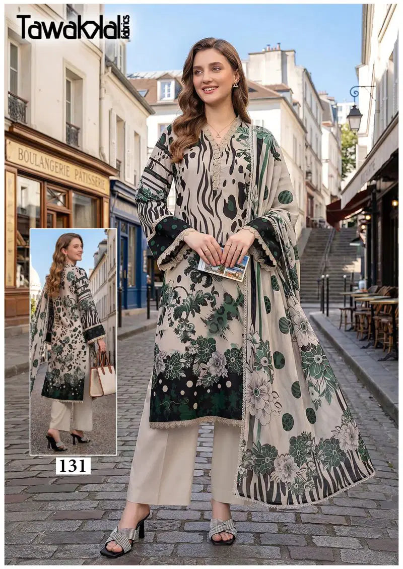 Tulsi White Pakistani Suit