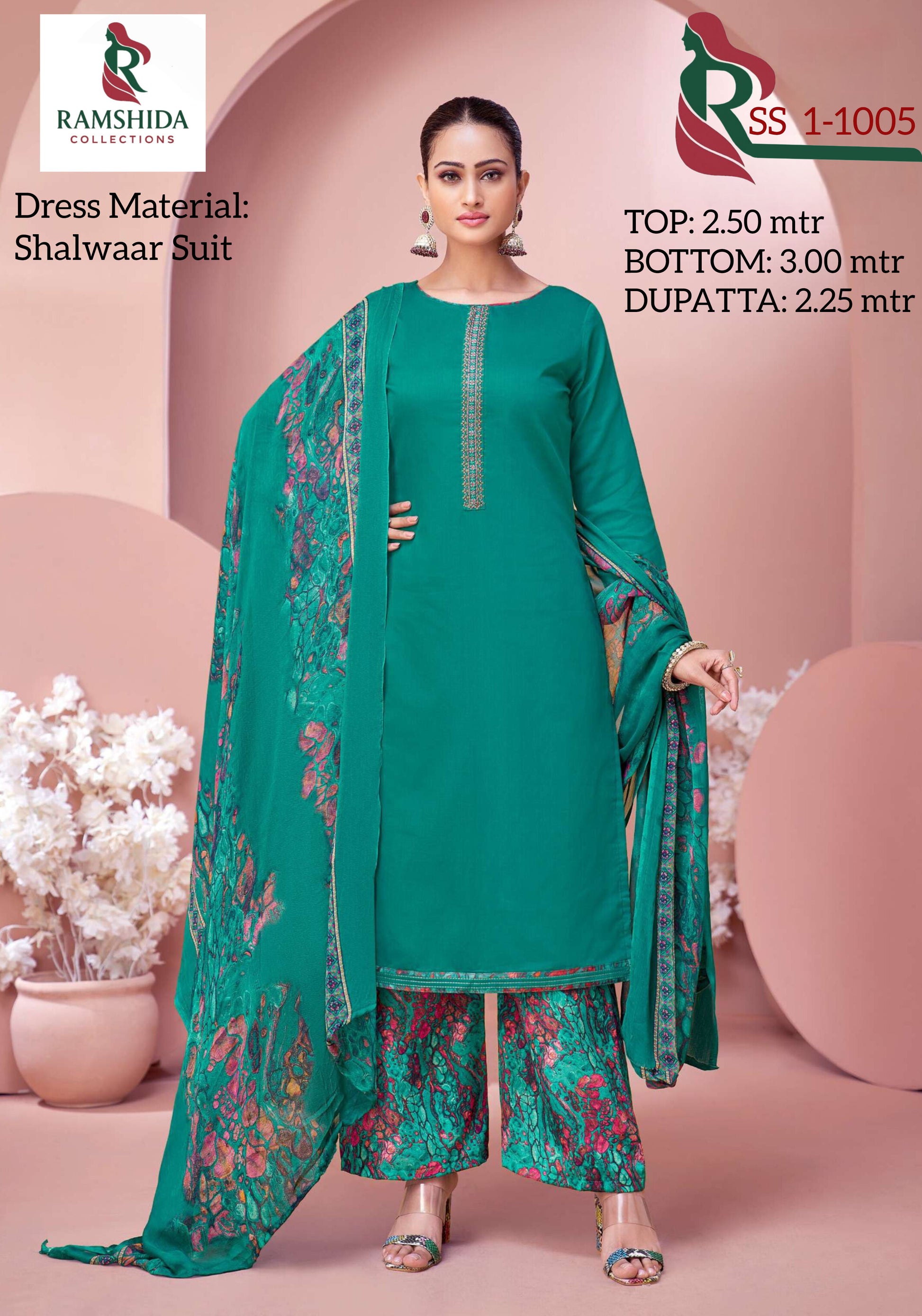 Noor E Patiyala Dress Material - Unstitched - 2pc set (Pick Any 2)