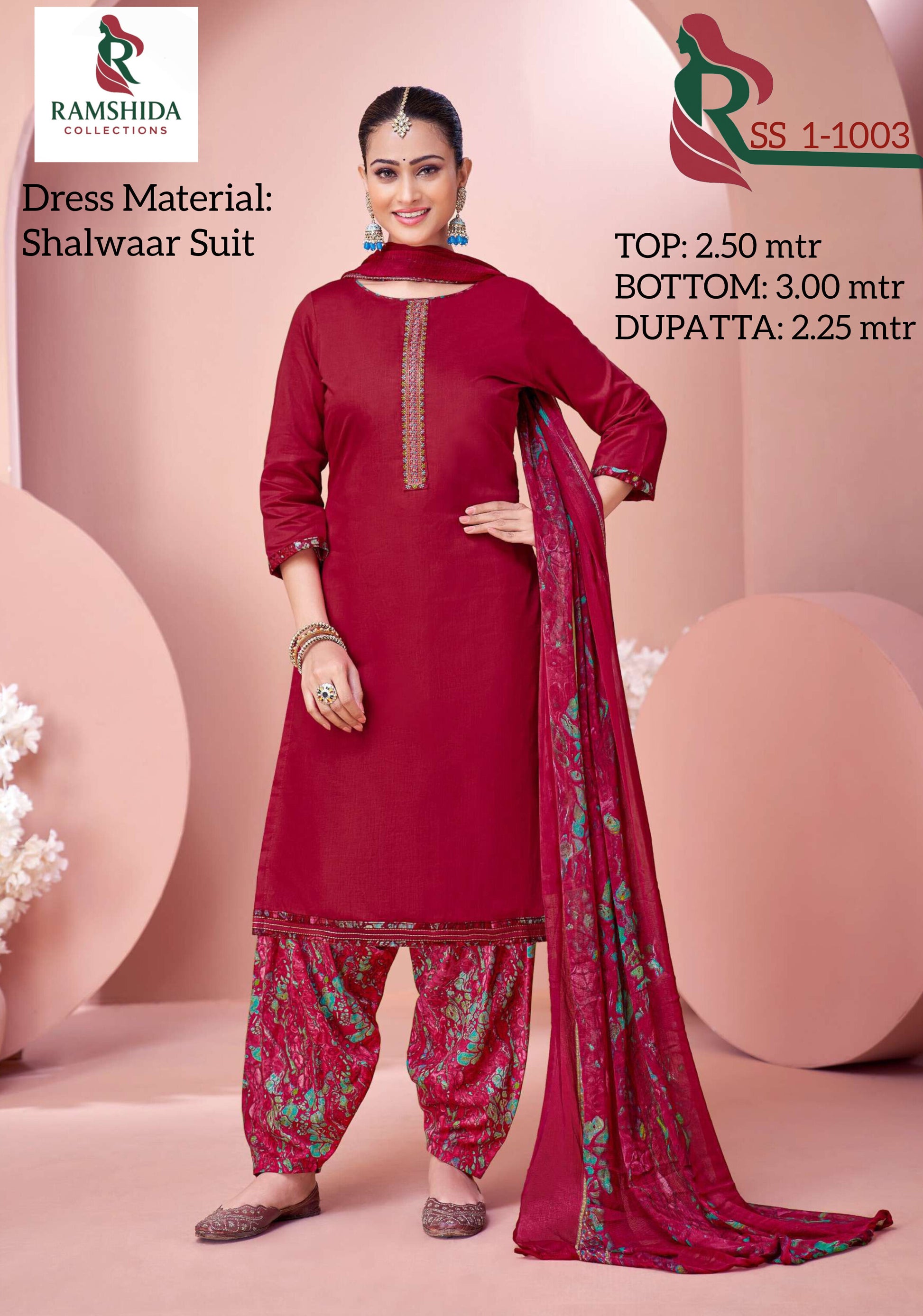 Noor E Patiyala Dress Material - Unstitched - 2pc set (Pick Any 2)
