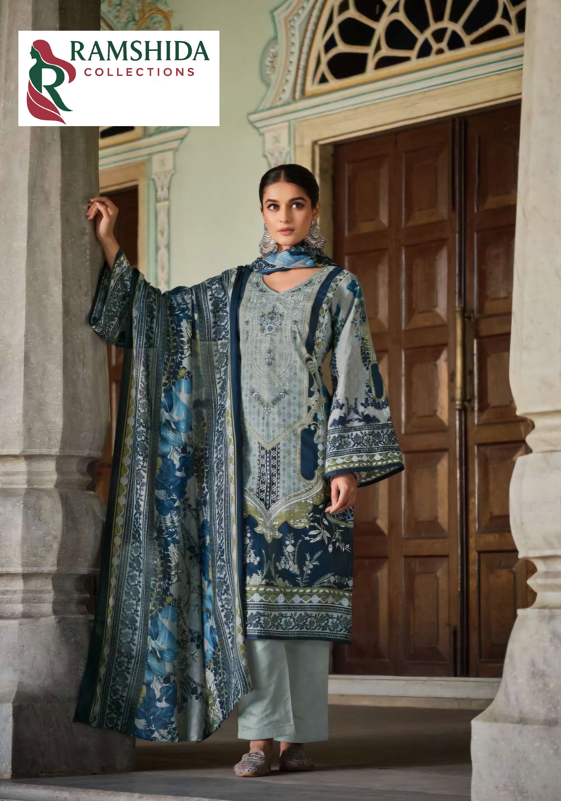 Lavender Mirage (Romani Aarzu) - Dress Material unstitched, 2pc set (Pick Any 2)