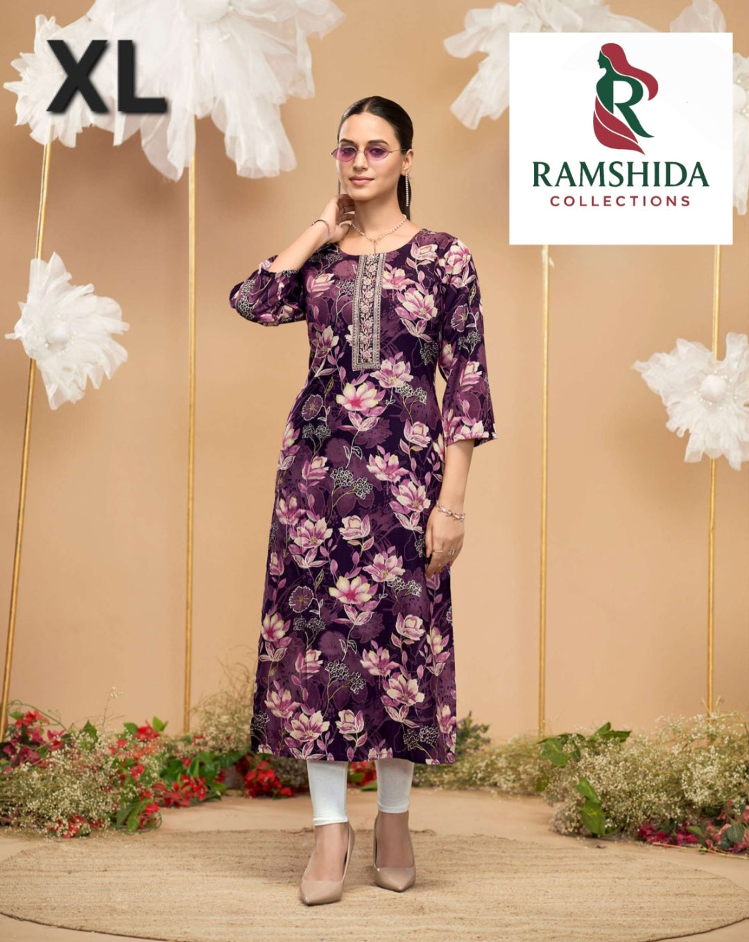 Radhika Lifestyle Kurti Readymade - XL 3pc set (Pick Any 3)