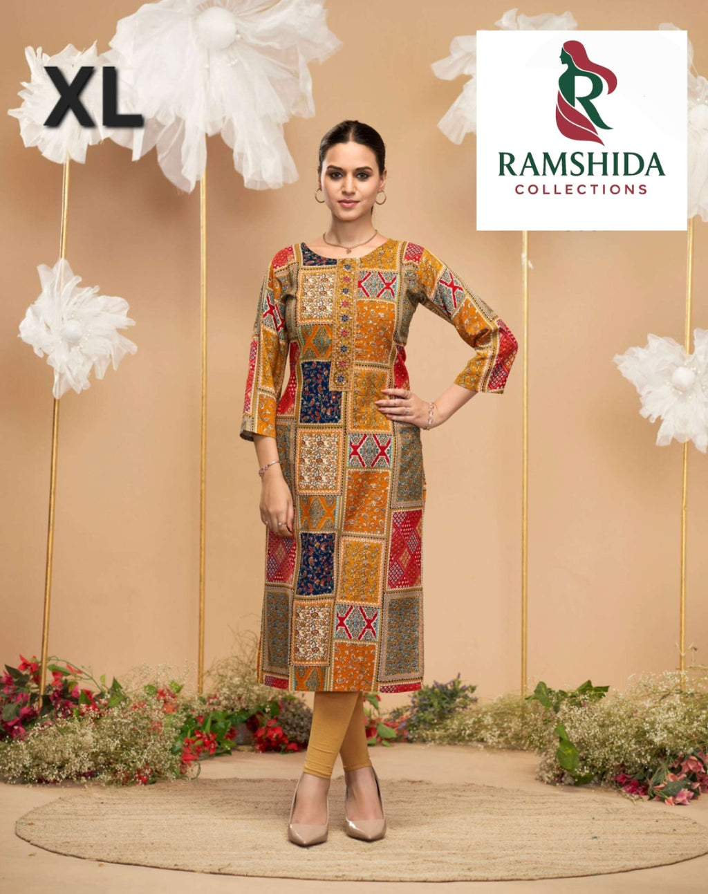 Radhika Lifestyle Kurti Readymade - XL 3pc set (Pick Any 3)