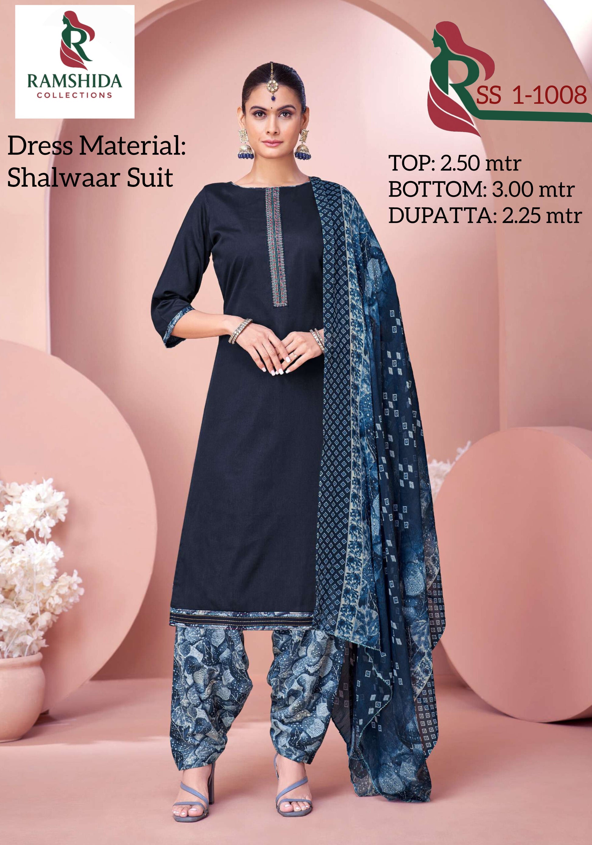 Noor E Patiyala Dress Material - Unstitched - 2pc set (Pick Any 2)