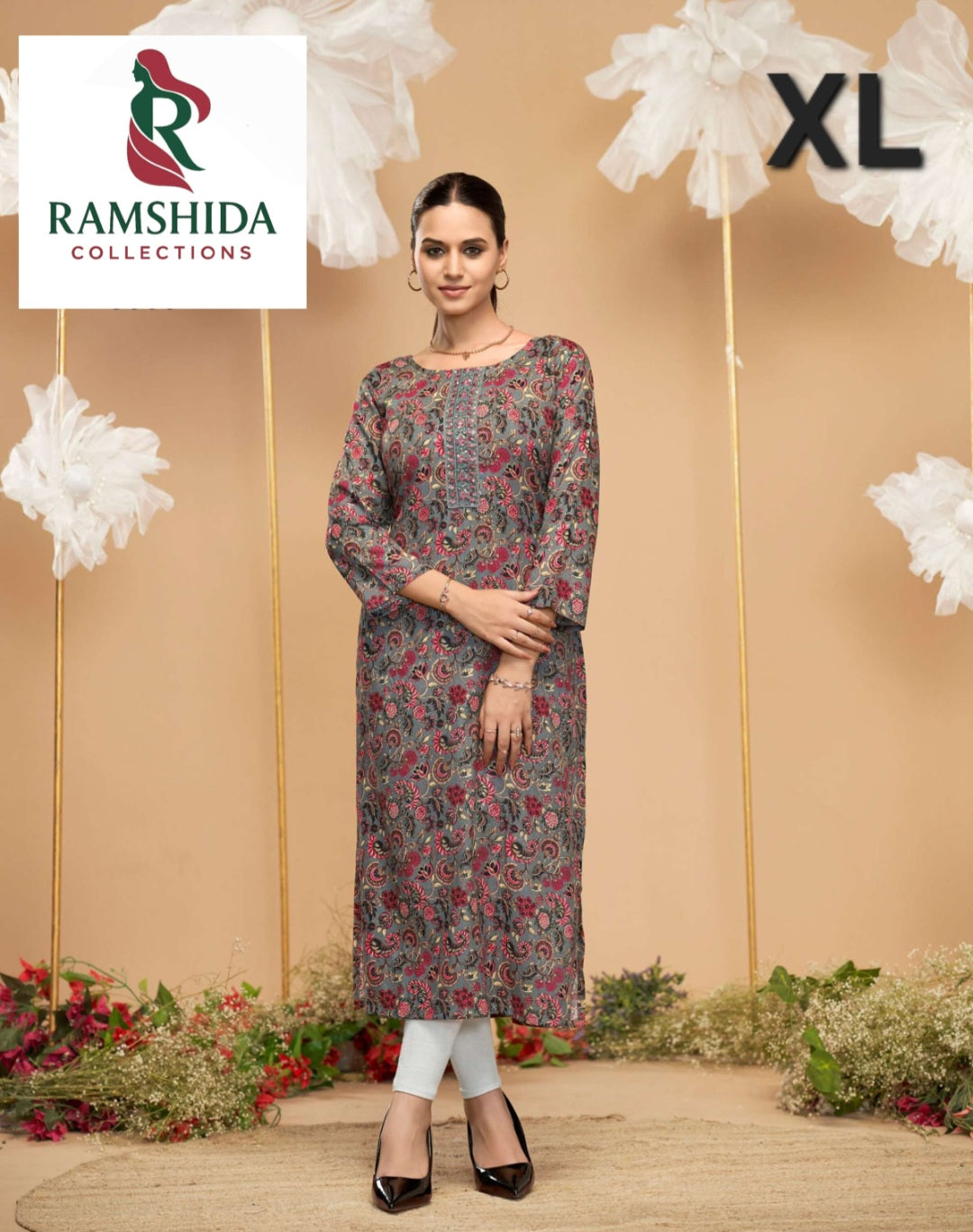 Radhika Lifestyle Kurti Readymade - XL 3pc set (Pick Any 3)