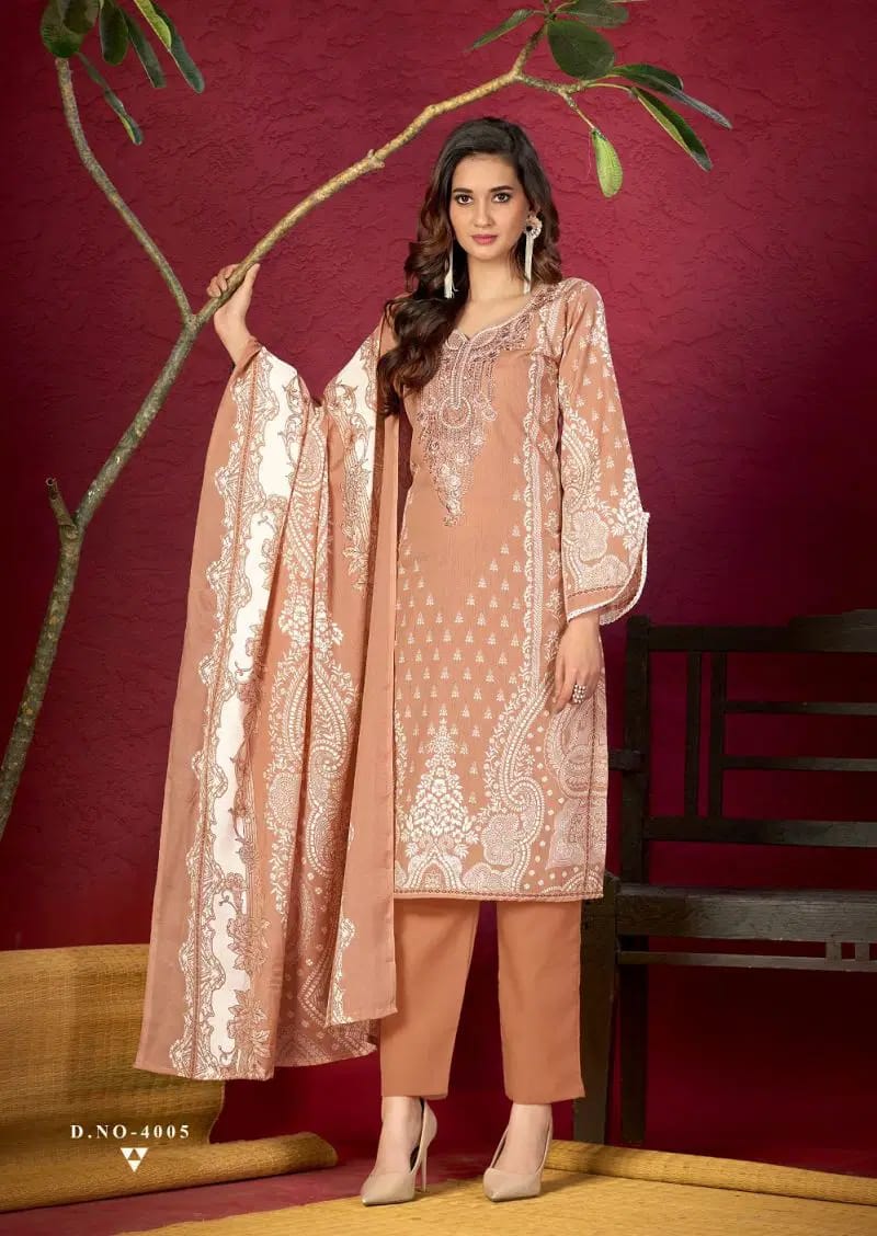 Elegant design kurti with bottom & dupatta