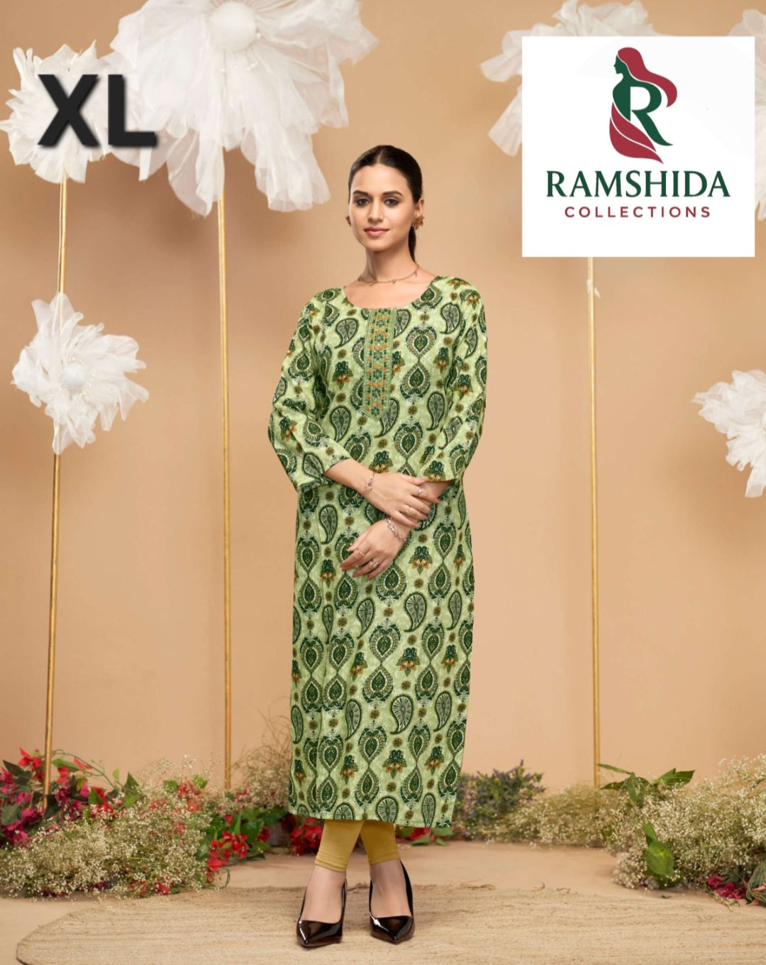 Radhika Lifestyle Kurti Readymade - XL 3pc set (Pick Any 3)